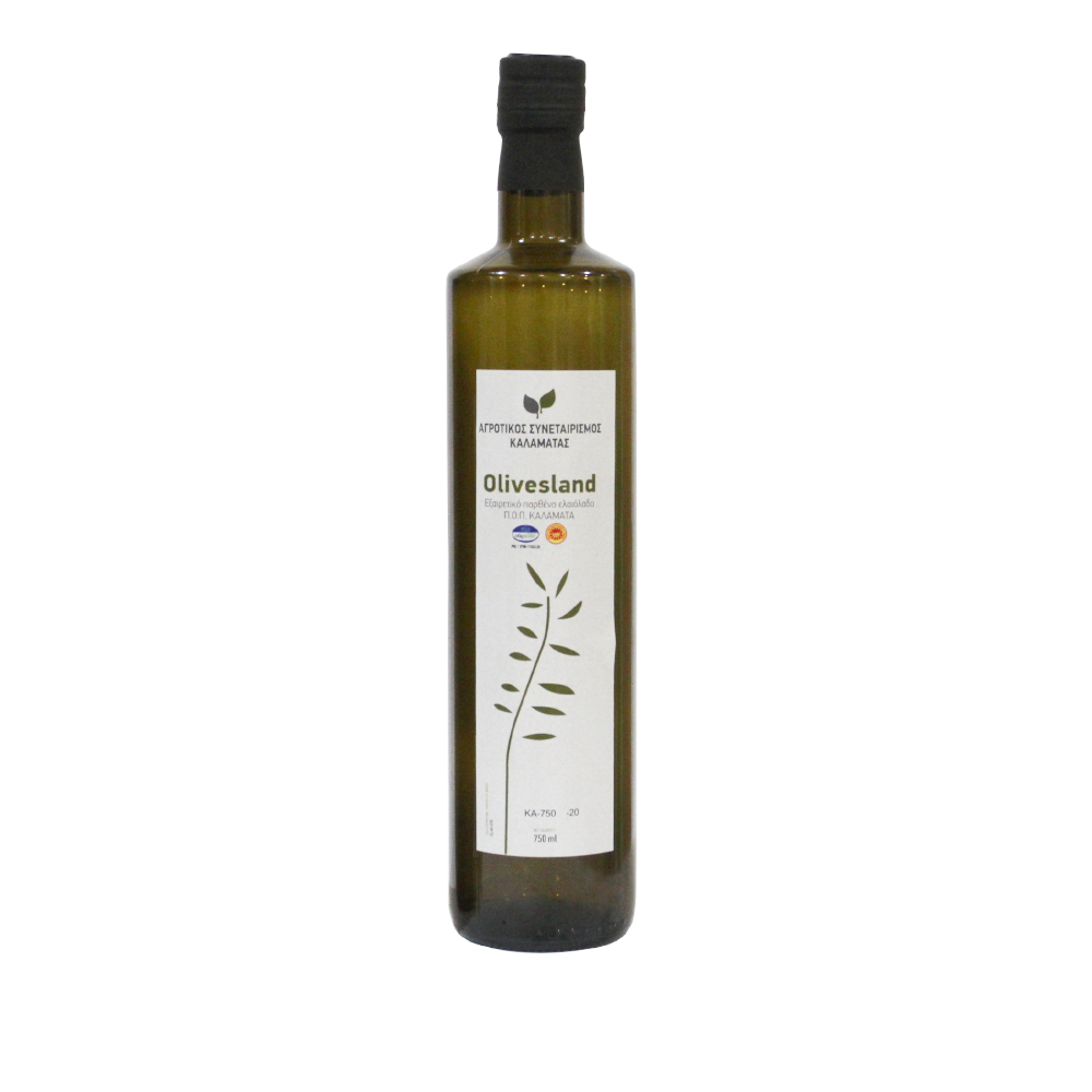 Εξαιρετικό Παρθένο Ελαιόλαδο ΠΟΠ Καλαμάτας 750ml – Γυάλινη Φιάλη (DORICA)